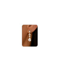 HANLI Dangle Earrings for Women – 14K Gold Plated/Silver Drop Earrings Sparkly CZ Gold Dangle Earrings Elegant Dangling Earrings for Wedding Bridal Prom Jewelry - color: 1-Dangle CZ Gold