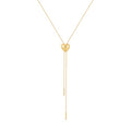 Gold Silver Necklace for Women Y Chain Adjustable Gold Long Necklaces Fashion Dainty Jewelry - color: gold D