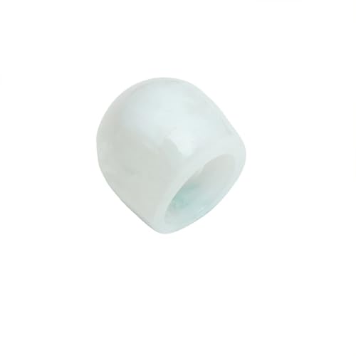 2Pcs Chunky Resin Knuckle Dome Rings Set for Women Dainty Large Y2k Acrylic Finger Nail Ring Pack Big Two Tone Plastic Statement Jewelry Gifts - color: Red