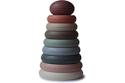 mushie Stacking Rings Toy | Made in Denmark (Original) - color: Original