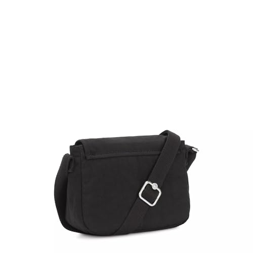 Kipling Sabian Printed Crossbody Mini Bag - color: Black Noir, size: 7.75''L x 5.75''H x 3.5''D