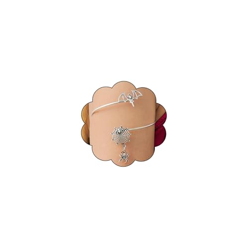 Arm Cuff for Women Gold Upper Arm Bracelet Minimalist Adjustable Cuffs Bangle Punk Dress Jewelry - style: Spider
