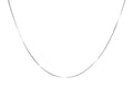 NAG.HC 925 Sterling Silver Chain 0.8MM Delicate Box Chain - Italian Necklace Chain - Tiny&Thin&Strong -Friendly Price & Quality 14"-30" - color: Silver, size: 19.00