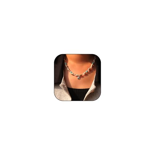 Shell Starfish Necklace for Women Pearl Beach Boho Layered Necklace Charm Accessories Summer Vacation Outfit 2026 - color: H:ocean starfish necklace