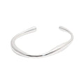 925 Sterling Silver Bracelets Open Adjustable Bangle Bracelet Teardrop Water Drop Cuff Bangles for Women - color: Pattern 1