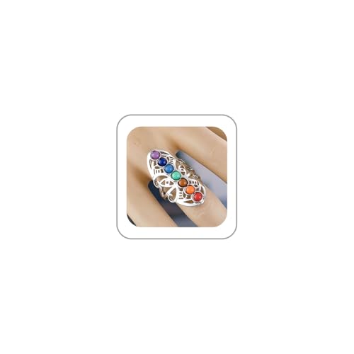 Turquoise Western Rings for Women Adjustable Country Rings Vintage Turquoise Open Ring Western Country Jewelry Gifts - style: Style1