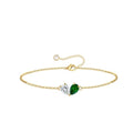 Turandoss Gifts for Women Her Daughter - 6 7 8 9 10 11 12 13 14 15 16 Year Old Girls Birthday Gifts, 14K Dainty Gold Plated Created Birthstone Bracelets for Women Girls Teens Jewelry Gifts - color: 04-05-Apr-May-Birthstone