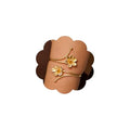 Arm Cuff for Women Gold Upper Arm Bracelet Minimalist Adjustable Cuffs Bangle Punk Dress Jewelry - style: Flower E