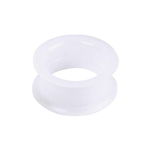 WBRWP 20/28pcs Ear Stretching kit Set: Hollow Hard/Soft Silicone Plugs and Tunnels Ear Expander Gauges Stretcher Body Piercing Jewelry - style: 28pcs Thick/Transparency