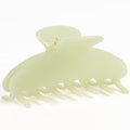MAORULU Cute Claw Clip for Women – 4.3'' Large Acetate Hair Clips for Thick Thin Curly Long Hair, Durable Hair Clamps Non-slip Jaw Clip, Strong Hold, Stylish French Design (Mint Cream) - color: Mint Cream