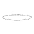 PAVOI 14K Gold Plated Chain Anklets for Women - Minimalist Link Chain Ankle Bracelet - Dainty Gold Anklets for Women - Trendy Summer Beach Jewelry Gifts - Snake, Figaro, Mariner, Paperclip, Beaded - style: Paperclip