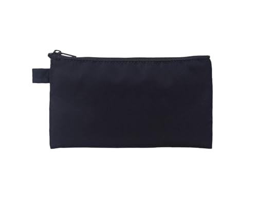 Coin Purse Money Bag Small Zipper Pouch Lightweight Waterproof Nylon Travel Daily Use（Black,1）