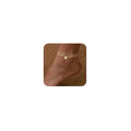 Initial Ankle Bracelets for Women 14K Gold Plated Dainty Layered Round Letter Anklets Beach Jewelry Gift - color: Gold-W