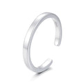 CHIC & ARTSY 925 Sterling Silver Open Toe Ring for Women - Lightweight Comfortable Yoga Toe Rings, Adjustable Stackable Toe Rings, Boho Coastal Vacation Beach Foot Jewellery - color: Classic #01