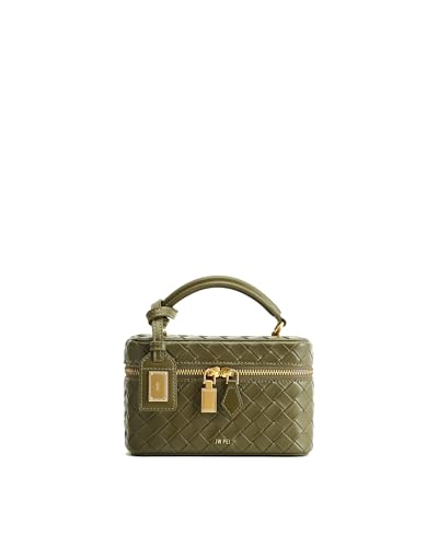JW PEI Women's Cleo Box Shape Top Handle Bag - color: Olive Green