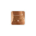 Dainty Gold Shell Pearl Ankle Bracelets for Women, Trendy Anklet Stack Charm Bracelet Adjustable Chain Summer Ocean Beach Accessories Fashion Jewelry Gift - color: Sun Pearl Star
