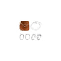Briana Williams Toe Rings for Women Gold Silver Toe Ring Non Tarnish Ankle Bracelets for Women Waterproof Anklet & Toe Ring Set Trendy Summer Beach Foot Jewelry - color: C1 -4pcs toe rings + anklets, silver