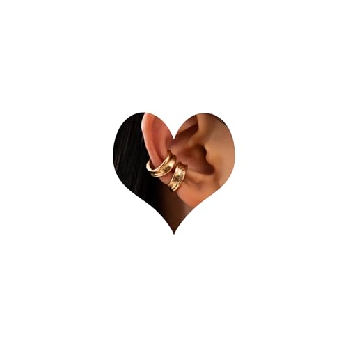 Ear Cuffs Non Piercing Earrings for Women Chunky Gold Ear Cuff Clip on Earrings Trendy Jewelry - style: style-D