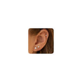 VRIUA 20G Tiny Flat Back Earrings for Women - 14K Gold/Silver Plated Small Flat Back Stud Earrings Hypoallergenic Cartilage Helix Piercing Jewelry - color: 4/5/6mm-Flower Flat Silver
