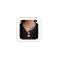 CSIYANJRY99 Chunky Gold Necklaces for Women,Multilayer Punk 80s Hip Hop Necklace,Layered Cuban Link Chain Statement Necklace 90s Freaknik Outfit Accessories for Women - color: Coid Silver