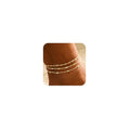 2/3 PCS Gold Anklets for Women Waterproof Cuban Link Anklet Beaded Bracelets Stackable Bracelets 14K Gold Plated Custom Jewelry Gifts Non Tarnish Lightweight - style: Gold Anklet 08
