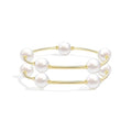 Elegance 11 designs 10mm Crystal White Pearl Blessing Bracelet - style: style-2pcs