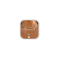 iF YOU Vintage Gold Layered Necklaces for Women Trendy, Chunky Cuban Link Paperclip Chains Necklace Stack, Coin Pendant Necklace Set Jewelry Gifts - style: 4-layer gold snake necklaces