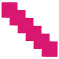 Motique Accessories Solid Color Bandana - Set of 6 Bandannas - color: Hot Pink