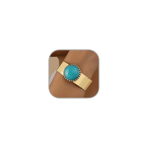 Western Bracelets for Women Vintage Chunky Turquoise Cuff Bracelet Turquoise Country Bracelets Adjustable Boho Cuff Bracelet Western Country Costume Jewelry Accessories - style: style6