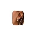 Cubic Zirconia Earrings - 14K Gold/Whte gold/Rose Gold Plated Cubic Zirconia CZ Diamond Wedding Earrings for Women Bridal Bridesmaid - color: Style 158