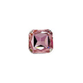 Square Large Rhinestone Exaggerated Statement Ring for Women Sparkling Thick Chunky Geometric Big Crystal Stone Finger Knuckle Band Rings Open Adjustable Wedding Brides Cocktail Prom Party Jewelry - color: Pink