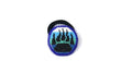 Beaded Hair Clips Native American Style Handmade Collection (Ponytail Hair-ties (Black & Blue Bear Paw)) - color: Ponytail Hair-ties (Black & Blue Bear Paw)