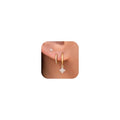 3 Pairs Small Earring Stacks, 14K Gold/Silver/Black/Rose Gold Plated Pearl Heart Butterfly Star Diamond Charm Drop Huggie Earrings Trendy Jewelry Gift for Women - color: Gold-Four Leaf
