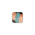 Long tiantian Western Turquoise Beaded Bracelet Set for Women Stackable Cowgirl Bracelets Boho Concho Jewelry Country Concert Rodeo Outfit Accessories Gifts - color: A5:turquoise bracelet for women