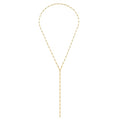Gold Silver Necklace for Women Y Chain Adjustable Gold Long Necklaces Fashion Dainty Jewelry - color: gold I