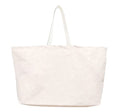 Large Canvas Tote Bag-Extra Big Shopping Beach Totes Bags Reusable Largest Grocery Plain Solid Bag 28"x8"x16" - color: Natural
