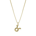 James Michelle Bubble Zodiac Necklace for Women – 3-Year Color Guarantee – Waterproof, Non-Tarnish, Hypoallergenic, Gold PVD Coated – Great for Beach, Wedding, Gifts - style: Taurus