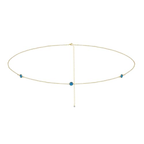 VIROMY Gold Waist Beads Chain for Women Waterproof Belly Chain Body Belt Chain Beach Accessories Body Women's Jewelry - style: Style E-GD