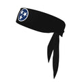 Sports Head Tie Westie Dogs Beach Summer Tropical Tie Sweatband Headband Men Women Elastic Bandana Adjustable Non-Slip Moisture Wicking for Running Football Yoga Workout Athletic Hair Ninja Head Band - color: Tennessee Tri Star Flag