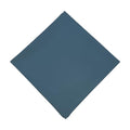 100% Cotton Bandana 27x27 Large Solid Head Scarf for Men Women Thick Opaque Reusable Wrapping Cloth Gift & Lunch - color: Indigo Blue Single