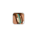 Long tiantian Western Turquoise Beaded Bracelet Set for Women Stackable Cowgirl Bracelets Boho Concho Jewelry Country Concert Rodeo Outfit Accessories Gifts - color: E2:western wooden dress