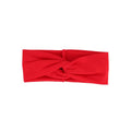 Motique Accessories Red Solid Twist Turband Headwrap Hair Band for Women - color: Red