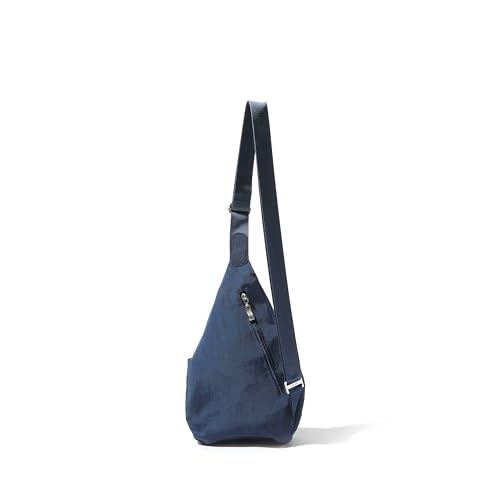 Baggallini Mini Sling - 12x7" Sling Crossbody Bag Backpack with Adjustable Shoulder Strap - color: Pacific