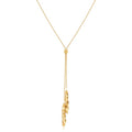 Gold Silver Necklace for Women Y Chain Adjustable Gold Long Necklaces Fashion Dainty Jewelry - color: gold E