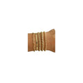 Dainty Gold Bracelets for Women, 14K Gold Plated Stackable Bracelet Set, Adjustable Beaded Cuban Paperclip Herringbone Figaro Snake Rope Chain Jewelry - style: Set4 Gold 5Pcs