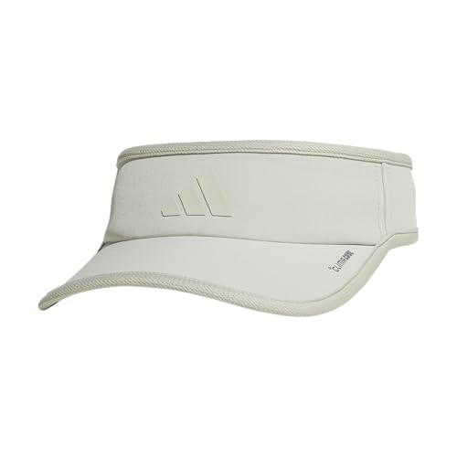 adidas Women's Superlite Visor – Lightweight Moisture-Wicking Running Tennis Hat - color: Halo Green/Halo Green/3