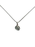 Sterling Silver Swirl Pendant Necklace