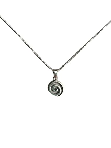 Sterling Silver Swirl Pendant Necklace