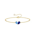 Turandoss Gifts for Women Her Daughter - 6 7 8 9 10 11 12 13 14 15 16 Year Old Girls Birthday Gifts, 14K Dainty Gold Plated Created Birthstone Bracelets for Women Girls Teens Jewelry Gifts - color: 03-12-Mar-Dec-Birthstone