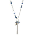 FULU AUTUMN Long Necklaces for Women Trendy Long Chunky Beaded Necklace Boho Fashion Costume Jewelry Mothers Day Gifts for Her - color: 95-Blue
